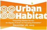 Ensuring Homes for All: An Equity Primer on Housing Elements