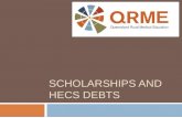 Scholarship and HECS