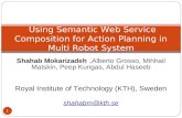 semantic web service composition for action planning