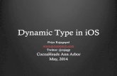 Dynamic types in iOS