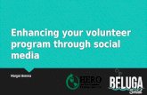 Enhancing volunteer programs through social media