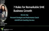 7 Rules For Remarkable Sme Business Growth