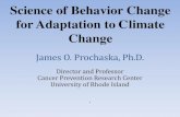 Science of behavior change for climate