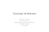 Concept of disease causation