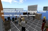 3D-remediation of virtual pedagogic practice