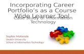 Sophie McKenzie 2014 - Incorporating career portfolios as a course-wide learner tool: Case study of IT