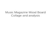 Music Magazine Mood Board Collage And Analysis