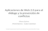 Web 2.0 en conflictos   foro metodológico sobre diálogo