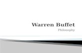 Warren buffet principles & philosophy