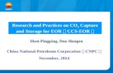 Professor Shen Pingping - Research and Practices on CO2 Capture and Storage for EOR（CCS-EOR）