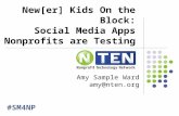 New[er] Kids on the Block: Some Social Apps Nonprofits are Testing