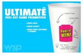 The Ultimate Peel Off Game Promotion