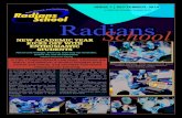 Radians School News Letter, Issue 1 september 2014