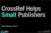 Barcelona 2014: CrossRef Tools for Small Publishers by Geoffrey Bilder