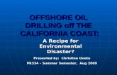 Sample 3 Oil Drilling Off The Ca Coast
