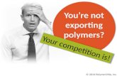 Ohio Polymer Companies are Exporting - Are You?