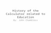 History Of The Calculator Related To Education
