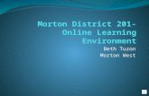 Morton district 201 online learning environment