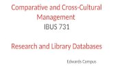 International Business: Comparative Cross-Cultural Management