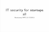 IT security for all. Bootcamp slides