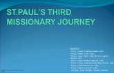 Third Missionary Journey of St.Paul