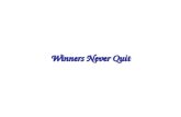 Winners Dont Quit