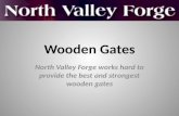Wooden gates from North Valley Forge