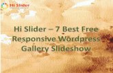 Hi slider – 7 best free responsive wordpress gallery slideshow