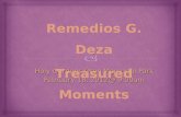 Remedios g. deza's last farewell at holy gardens oton memorial park
