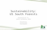 Sustainability: US South Forests