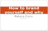Raluca cucu how to brand yourself and why