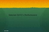 Sample template to report internet dns's performance