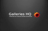 Galleries HQ: Promoting Art Through Amazing Technology