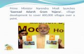 Prime Minister Narendra Modi launches "Saansad Adarsh Gram Yojana"