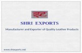 SHRI EXPORTS - Manufacturer And Exporter Of Quality Leather Products