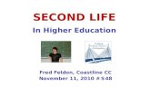 Second Life in Higher Education