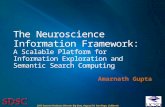 The Neuroscience Information Framework: A Scalable Platform for Information Exploration and Semantic Search Computing