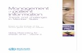 Management of patient information trends and challenges in member states