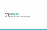 Appiscreen presentation, MOBILE VIDEO AGENCY & ADVERTISING NETWORK