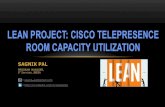 Lean project: Cisco Telepresence room capacity utlization