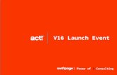 Power of 3 consulting act v16 launch event presentation