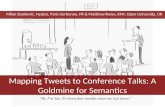Mapping Tweets to Conference Talks: A Goldmine for Semantics