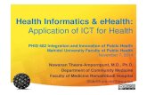 Health Informatics & eHealth: Application of ICT for Health