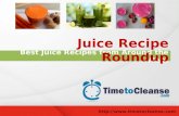 Juicing Recipe Roundup