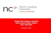 NC Chamber's Recap and Preview on the NC General Assembly