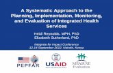 A Systematic Approach to the Planning, Implementation, Monitoring, and Evaluation of Integrated Health Services