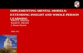 Implementing Mental Models: Extending Insight and Whole Person Learning