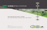 WebSpectator - Time as a measurement