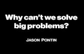 Why can't we solve big ideas? by Jason Pontin