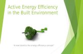 Active energy efficiency in the built environment2